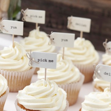 Cake toppers para cupcakes