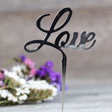 Comprar cake topper Love