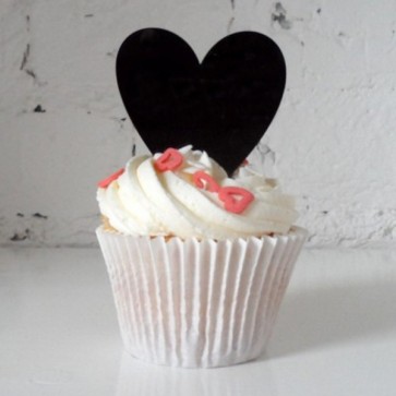 Minicaketopper corazón cupcakes TTopers