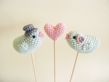 Muñecos para pastel amigurumi