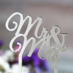 Cake topper Mr Mrs