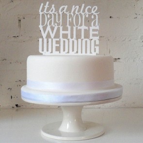Nice Day Nice Wedding, adorno de tarta