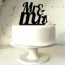 Cake topper Mr Mrs